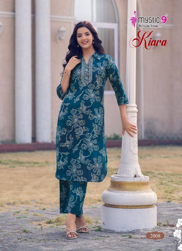 Mystic9 kiara vol 2 cord set Kurti manufacturer in India